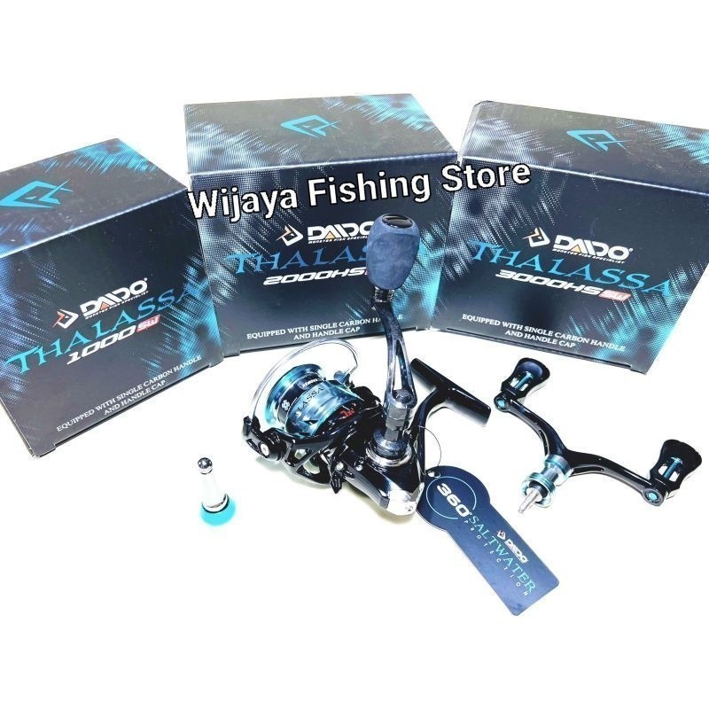 Jual Reel Pancing Daido Thalassa SW HS 1000 2000 3000 POWER HANDLE ...