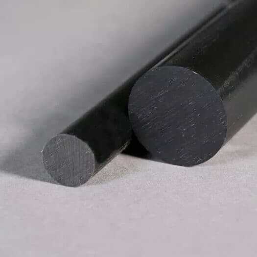 Polyoxyméthylène Rond Barre POM Noire 25mm X 250mm