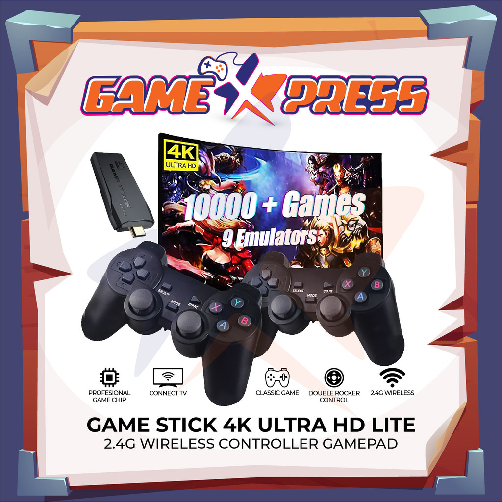 Jual GAME STICK M8 10.000+ Games Portable Console Gamebox Wireless ...