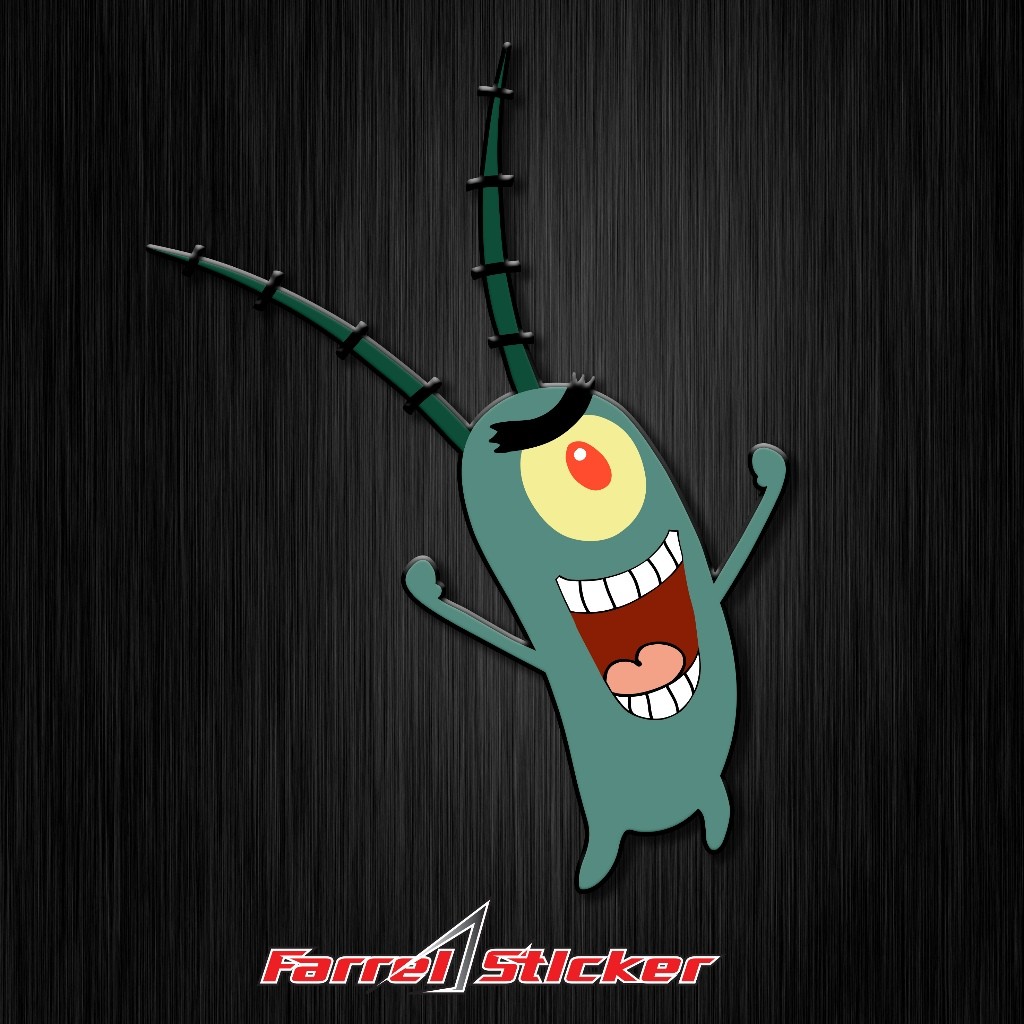 Jual Sticker Plankton Sticker Plankton Bercak Lucu Uv Dtf | Shopee ...