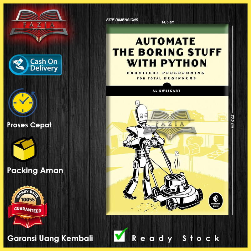 Jual Automate the Boring Stuff with Python by Al Sweigart (English ...