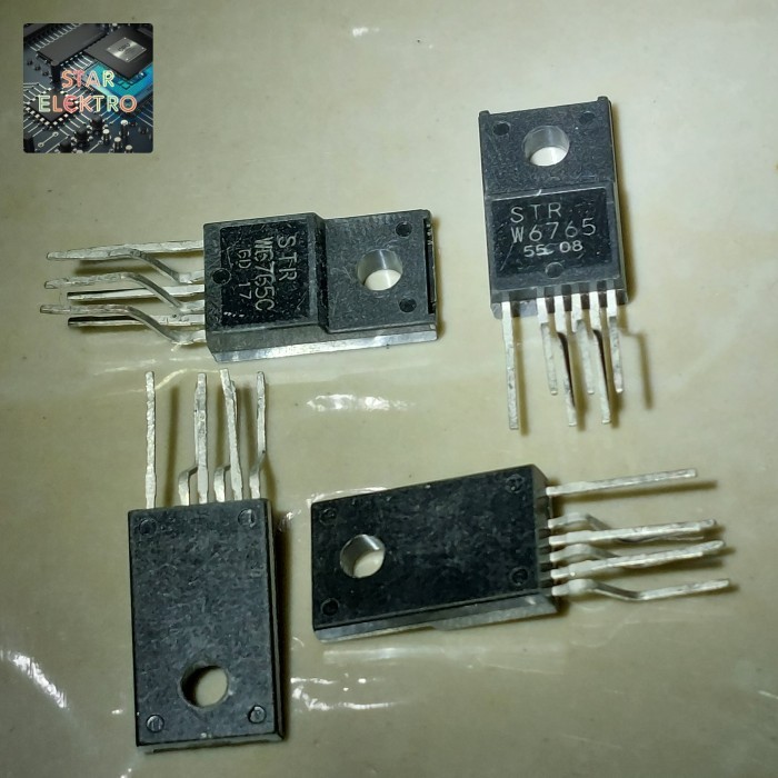9PCS POWER REGULATOR IC SANKEN TO-220F-6 STR-W6765 STRW6765