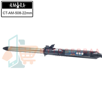 AMARA CT AM 508 Klintong Rambut Gold Tourmaline Barrel Plat Dapat Di Kunci Catokan Pengeriting