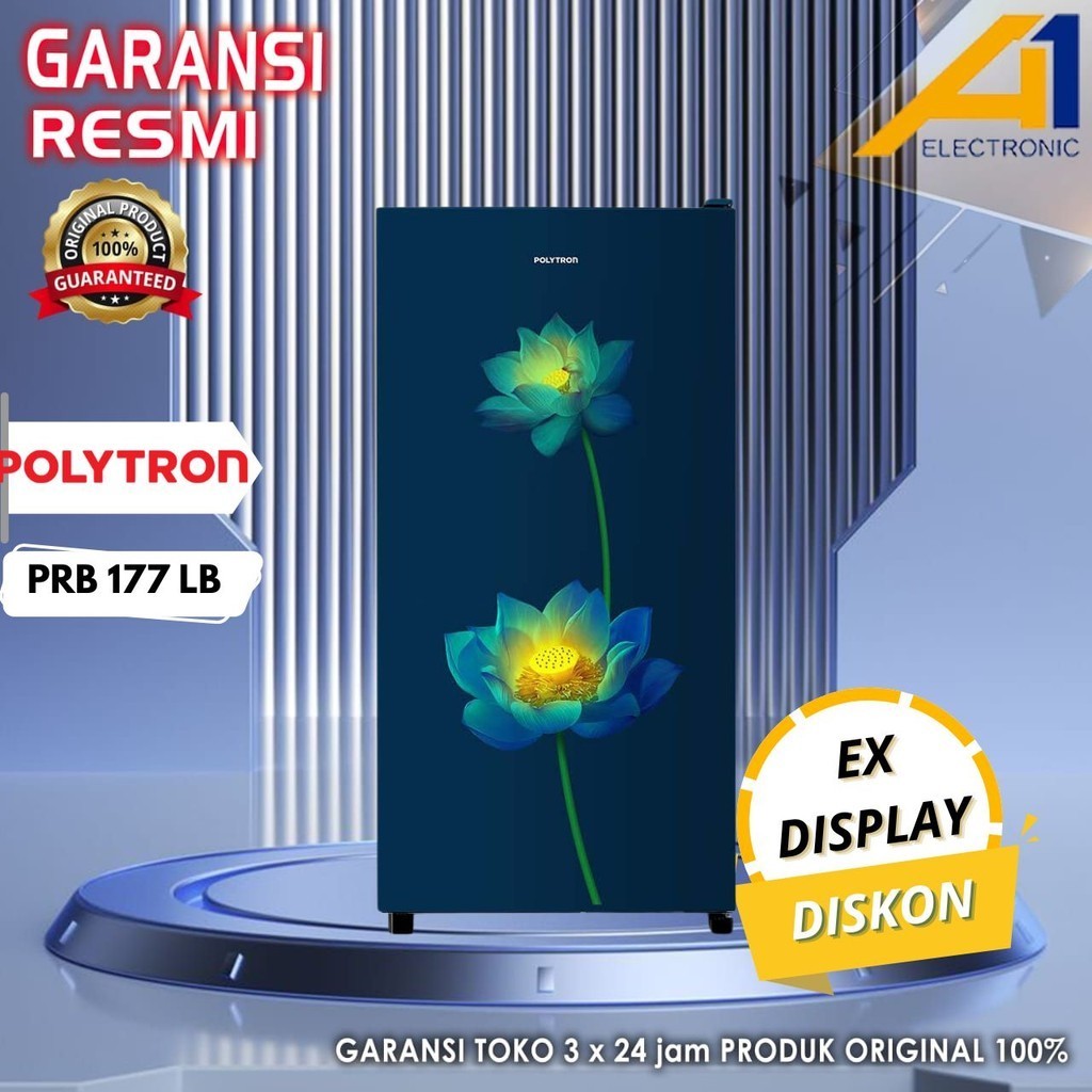 Jual Kulkas POLYTRON PRB 177 LB / PRB177LB / PRB 177LB 1 Pintu 170 L ...