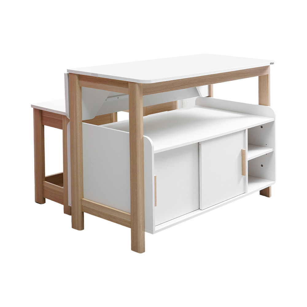 Jual Informa Peter Set Meja Dapur Dengan 2 Bangku - Putih Kitchen ...