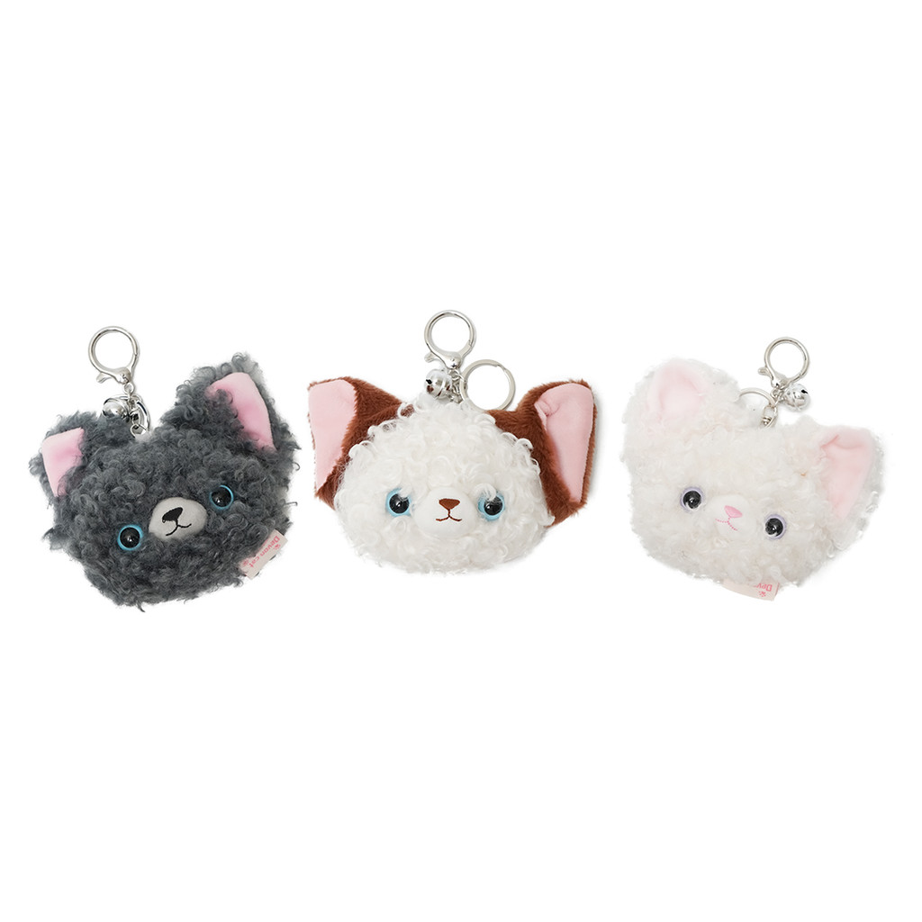 Jual New More Devon Cat Head Coin Pouch Keychain Bag Charm | Shopee ...