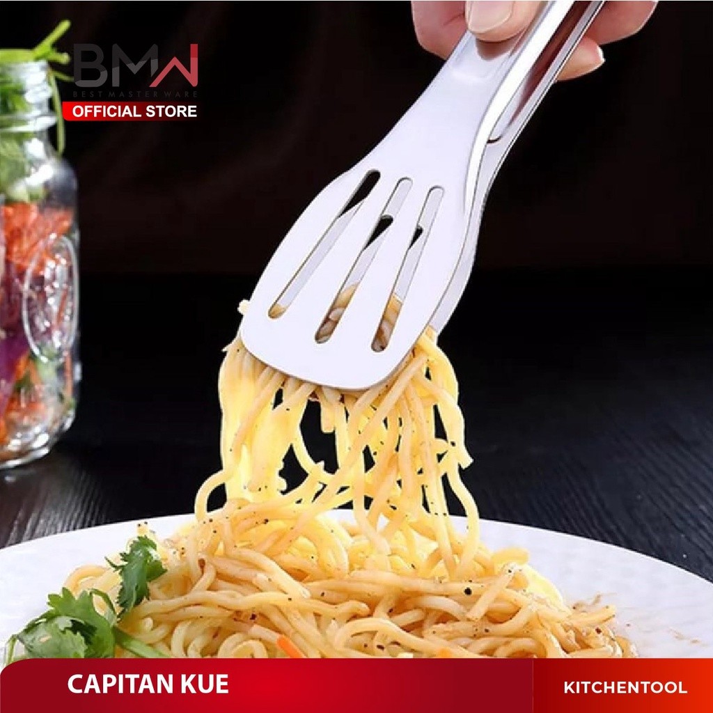 Jual SB-S04 Capitan Makanan Stainless Steel Jepitan Kue Pencepit Roti ...
