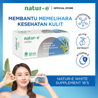 Natur-E White Soft Capsule 16s/32s - Suplemen Kecantikan dengan Natural Vitamin E & Glutathione