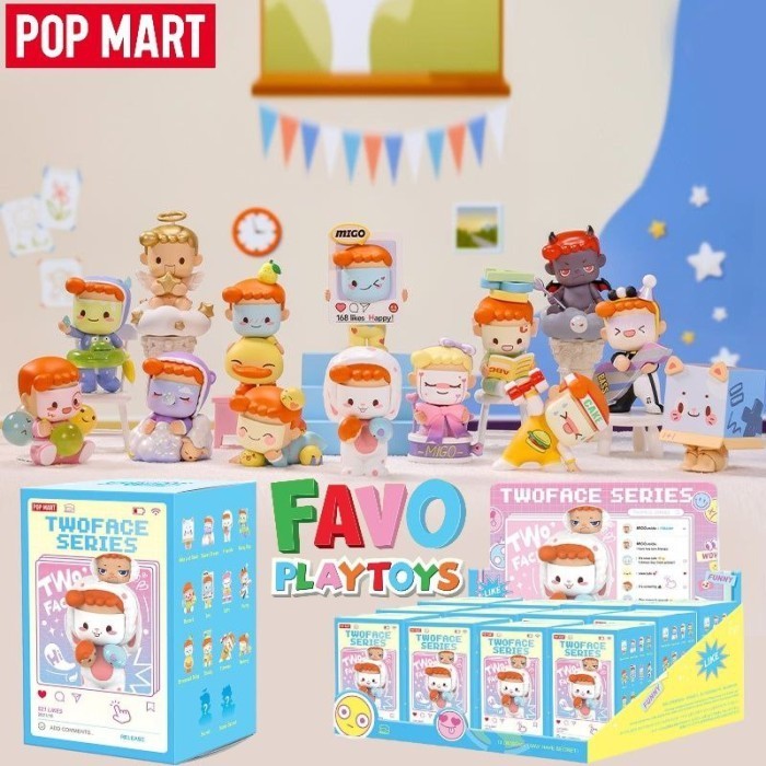 Jual POP MART x MIGO Twoface Series Blind Box Figure | Shopee Indonesia