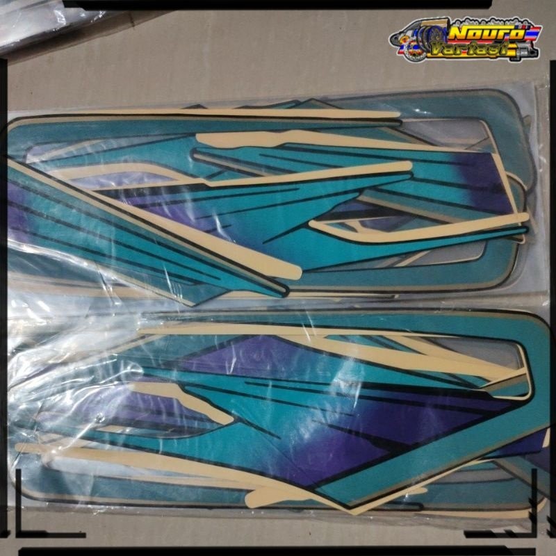 Jual COD striping list body stiker yamaha rx king tahun 1995 full set ...