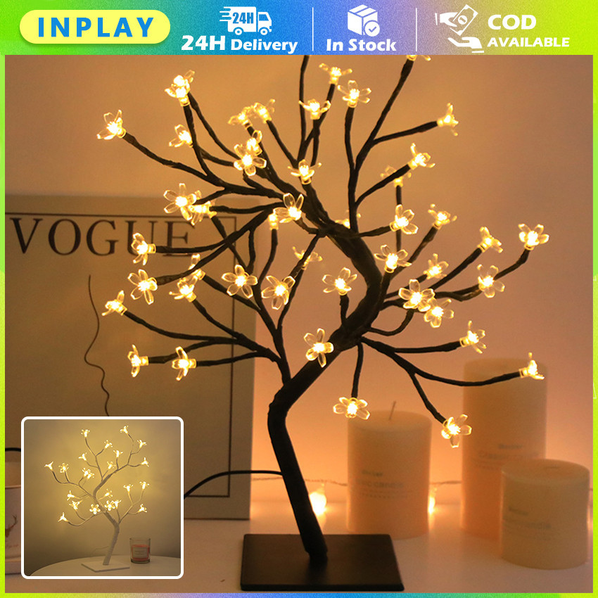 Jual Lampu Pohon Led Lampu Bunga Sakura Lampu / Lampu Tidur Model Pohon ...