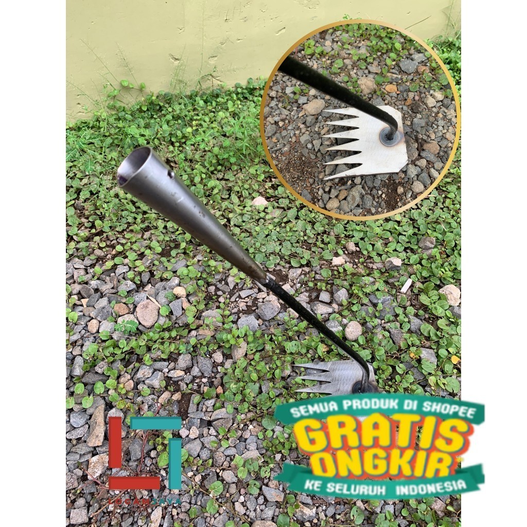 Jual Alat Kebun Taman Garuk Mini Serbaguna /Pencabut Rumput/Pengembur ...