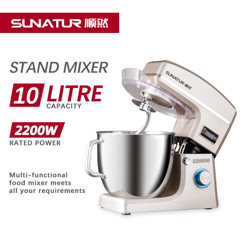 Jual SUNATUR 10L Stand Mixer Electric Kitchen Mixer Food Processor