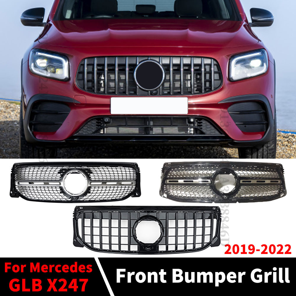 Jual Sport Front Bumper Grill For Mercedes Benz GLB X247 W247 2019 2020 ...