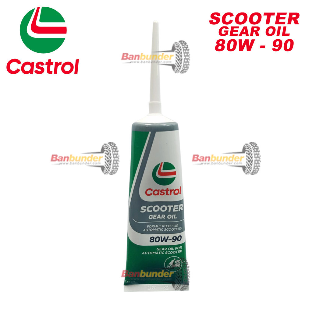Jual OLI TRANNSMISI CASTROL SCOOTER GEAR OIL 80W90 120ML Shopee