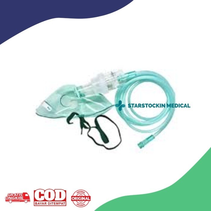 Jual Masker Nebulizer Terapi Uap Pernapasan GP Care | Shopee Indonesia