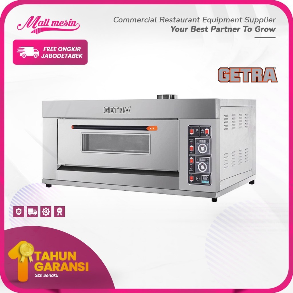 Jual Oven Gas Deck Getra Semua Varian Oven Roti Dan Kue Official Distributor Shopee Indonesia