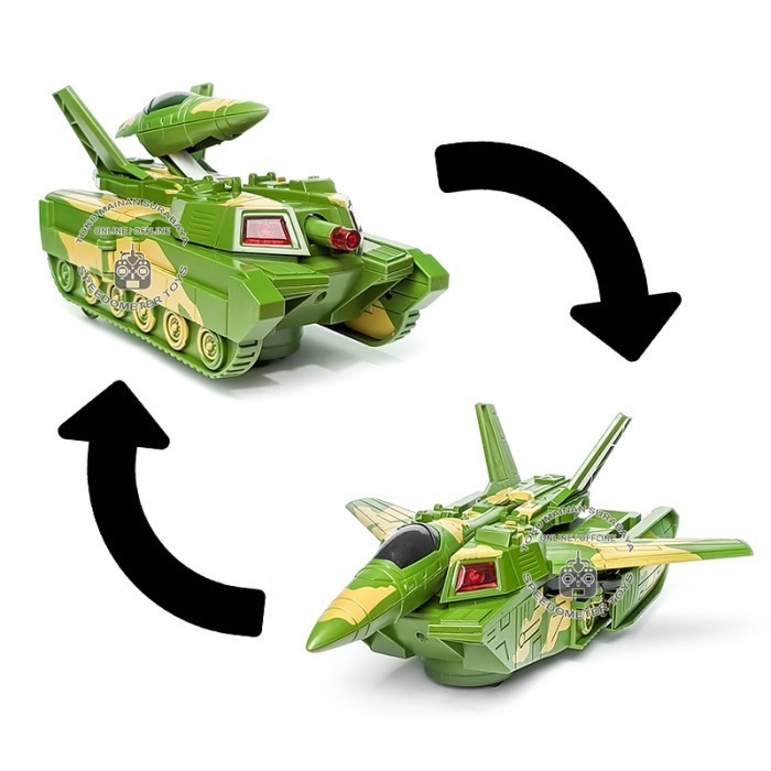 Jual Mercier 2in1 Aircraft & Tank | Mainan Anak Jet Tank Transformers ...