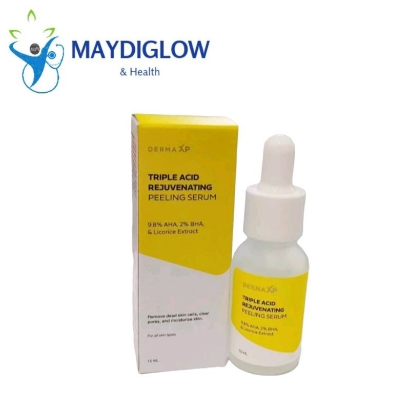 Jual Derma XP Triple Acid Rejuvenating Peeling Serum 15 ml | Shopee ...
