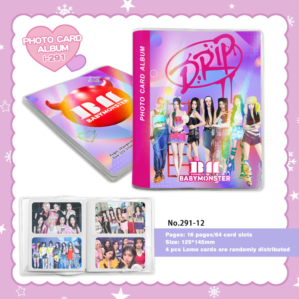 Jual KOLBUK PHOTOCARD 64 SLOT ALBUM FOTO KPOP BABY MONSTER