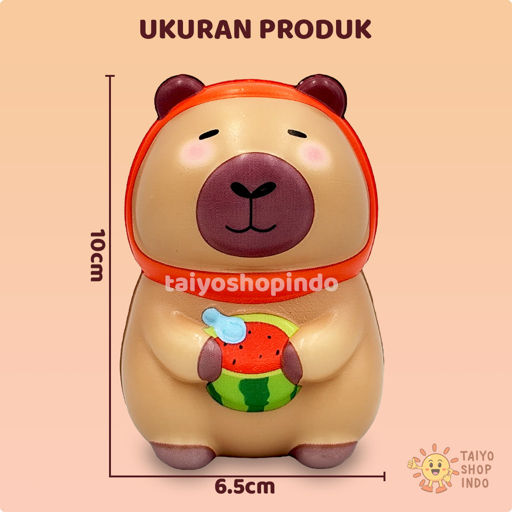 Jual TAIYO Squishy Slow Capybara Snack Kapibara Squeeze Pencet Elastis ...