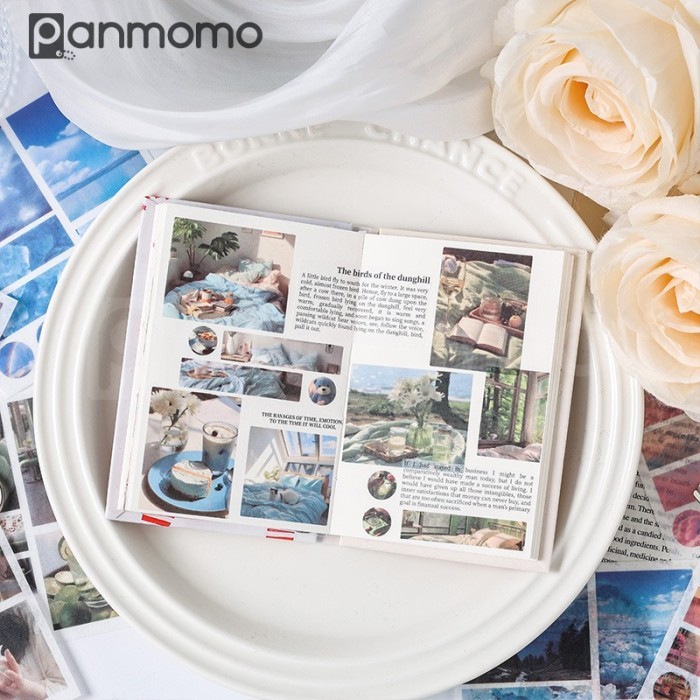 Jual Stiker Tempel Motif Pemandangan | Floating White Deco Stickers ...