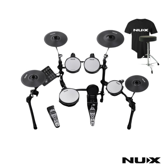Jual NUX DM7X Electric Drum Kit Digital | Elektrik Set DM-7X | Shopee ...