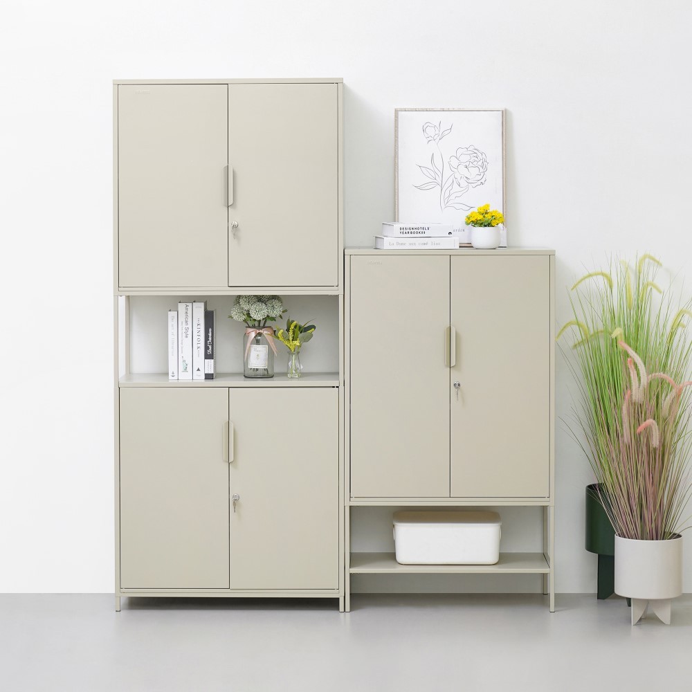 Jual Informa Lynd Lemari Arsip Kantor Metal 4 Pintu - Krem Beige File ...