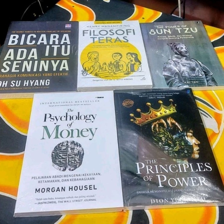 Jual Paket 5 Buku The Power Of Sun Tzu Filosofi Teras The Principles Of