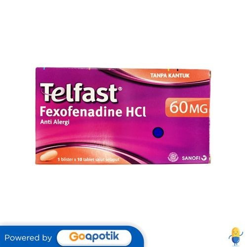 Jual Telfast 60 Mg Box 10 Tablet | Shopee Indonesia