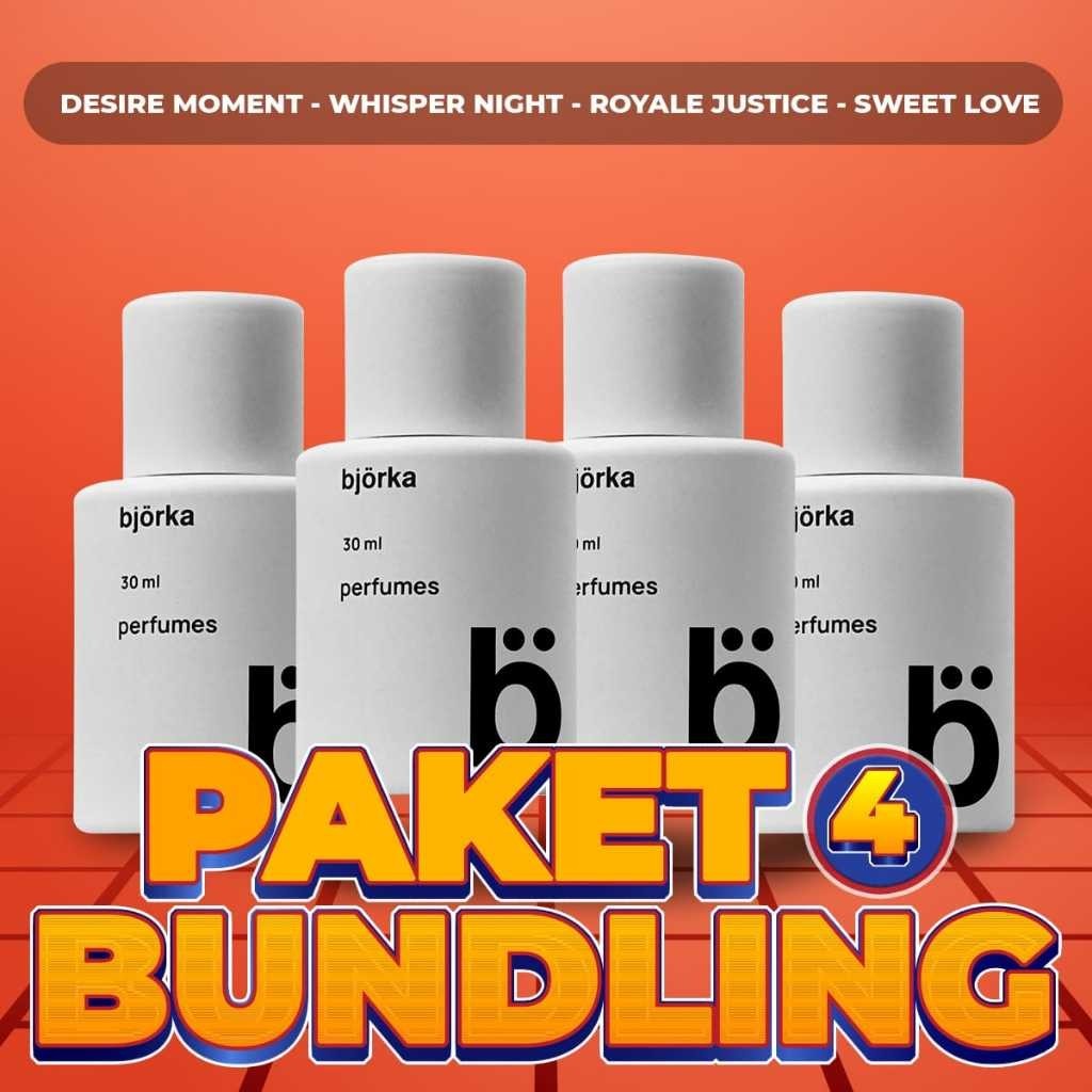 Jual Bundling Botol Parfum Bjorka Official Desire Moment Whisper