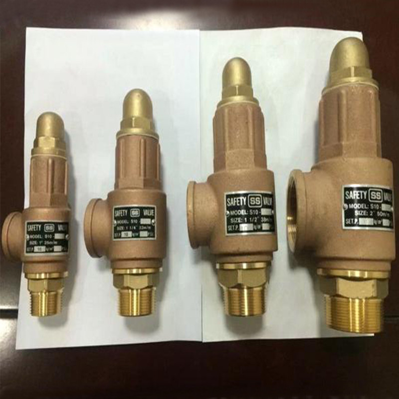 Jual S10 Brass safety valve Steam Adjustable Pressure for pressure tank ...