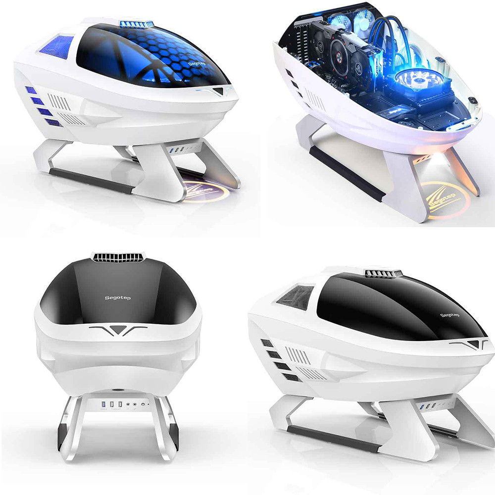Jual Special-Shaped Spaceship Micro ATX Computer Gaming Case With ...