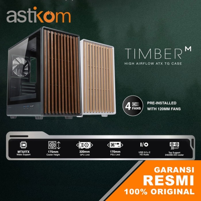 Jual Casing PC Tecware Timber M m-ATX | Shopee Indonesia