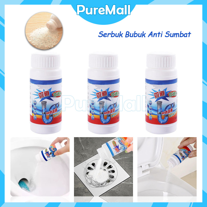 Jual 5PCS Serbuk Bubuk Anti Sumbat / Serbuk Bubuk Anti Sumbat Saluran ...