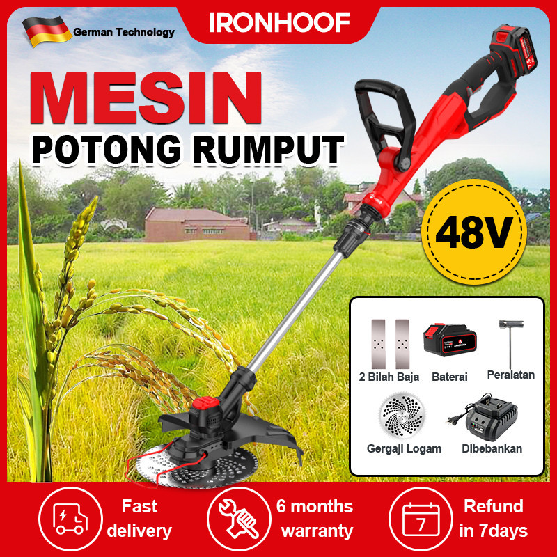 Jual Ironhoof Mesin Pemotong Rumput Volt Pemotong Rumput Portable Cutter Kit Taman Alat