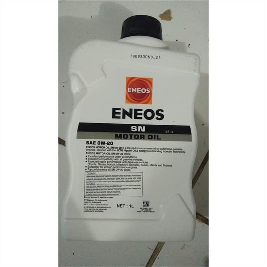 Jual Oli Mesin Mobil Eneos Fully Synthetic 0W-20 SN 1 Liter Original ...