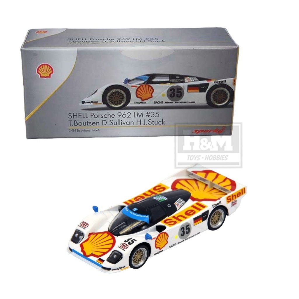 1:43 Minichamps Dauer Porsche 962 GT 3rd Le Mans 1994 #35 Shell Stuck Boutsen Haywood