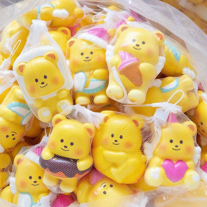 Jual HYPE N FANCY Mainan Squishy Butter Bear MN-1809 / Mainan edukasi ...
