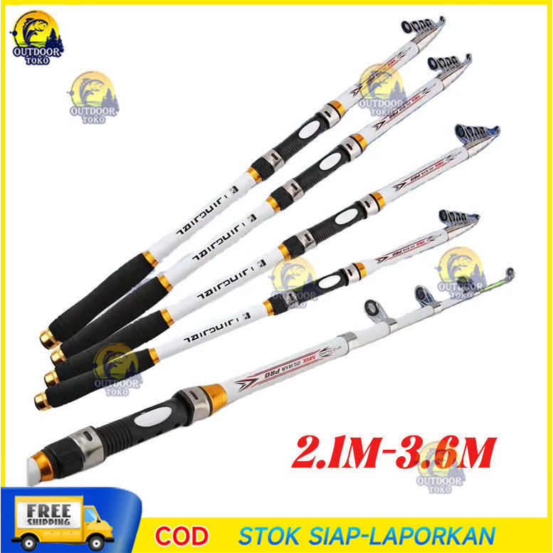 Jual Bayar Di Tempat GHOTDA Joran Antena Pancing Portable Carbon Fiber ...