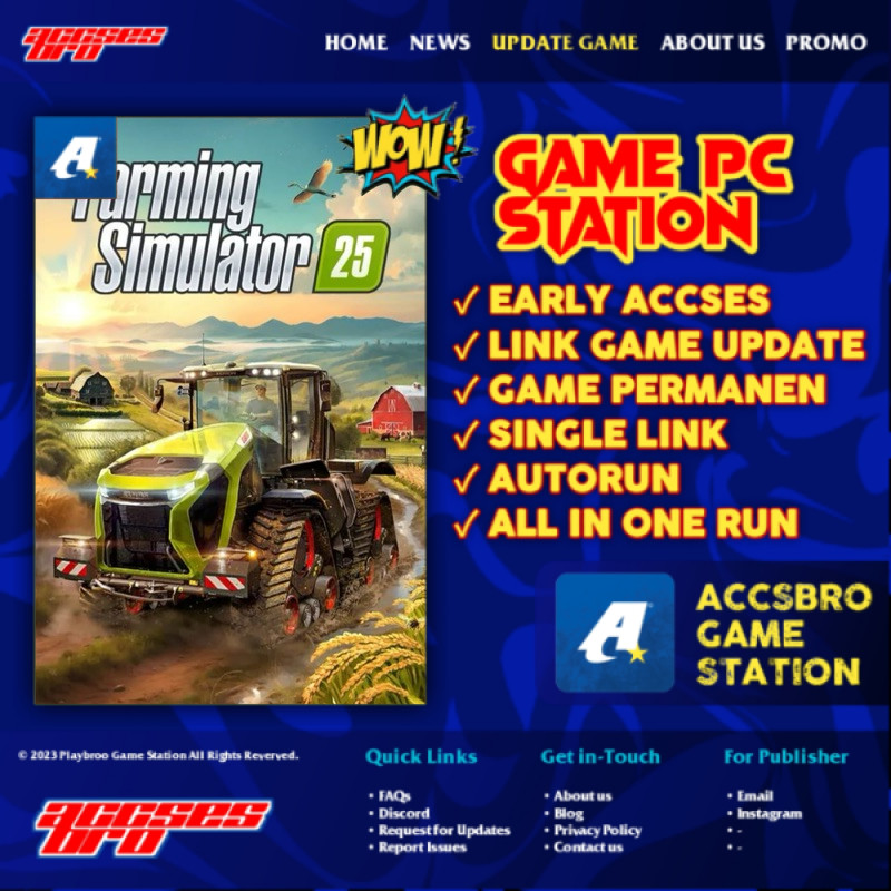 Jual Farming Simulator 25 - Game PC/Laptop Autorun Gameplay | Shopee ...