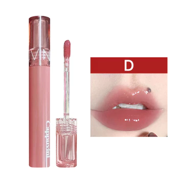 CAPPUVINI Juicy Lip Tint Mirror Lip Gloss Glasting Moisturizing Lip Glaze Lip Jelly Lip Glossy