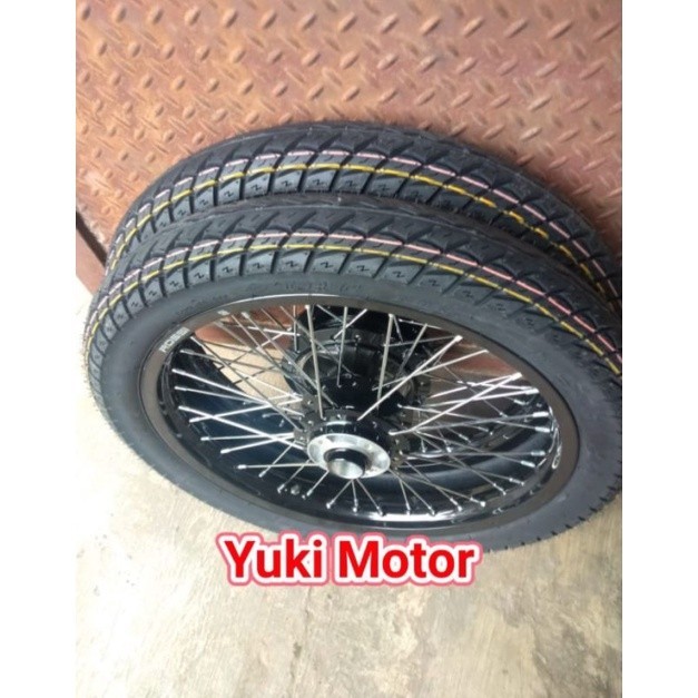 Jual velg rx king 160x185 ring 18 hitam glossy plus ban | Shopee Indonesia