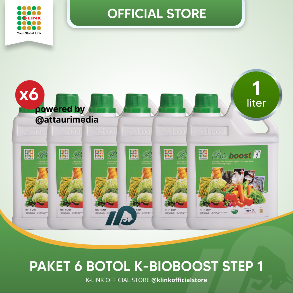 Jual PAKET HEMAT BioBoost Step 1 6 Pcs Perbaiki PH Tanah Pupuk Cair Organik Hayati Bio Bos