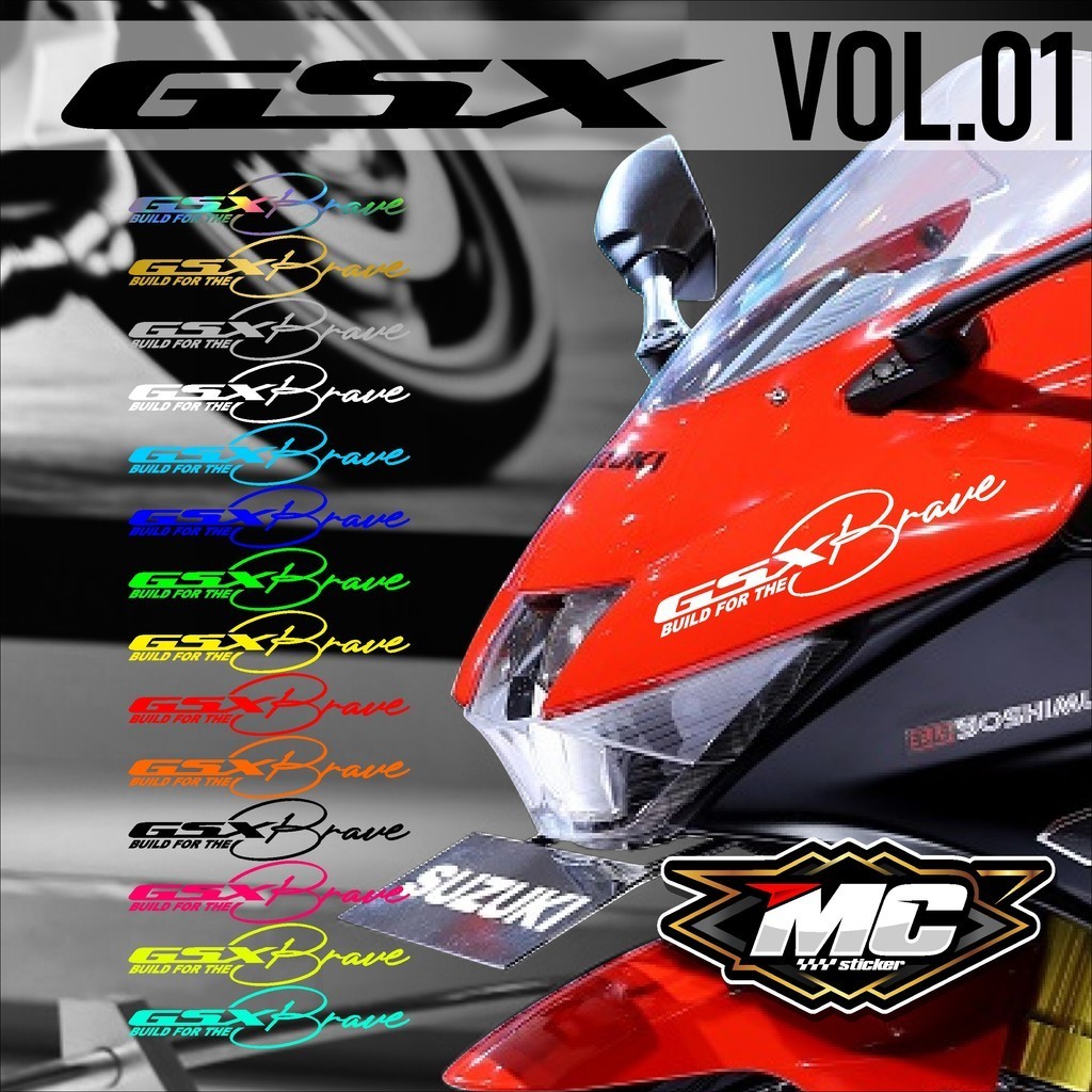 Jual Stiker Cutting GSX - Aksesoris Motor Sticker Lis Variasi Suzuki ...