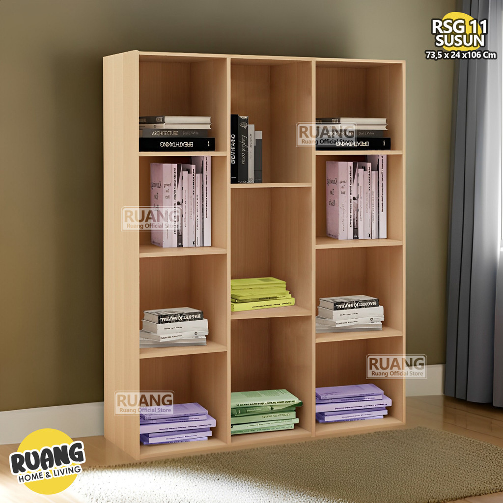 Jual Terbaru Rsg 11 - Rak Buku Lemari Book Rack Rak Serbaguba 11 Susun ...