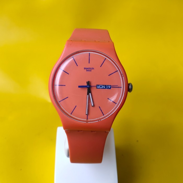 Jual Swatch Orange Rebel Original | Shopee Indonesia