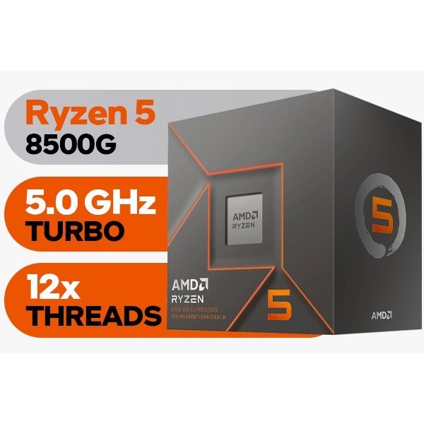 Jual AMD CPU PROCESSOR RYZEN 5 8500G RADEON 740M (6C/12T + 3.5-5.0GHZ ...