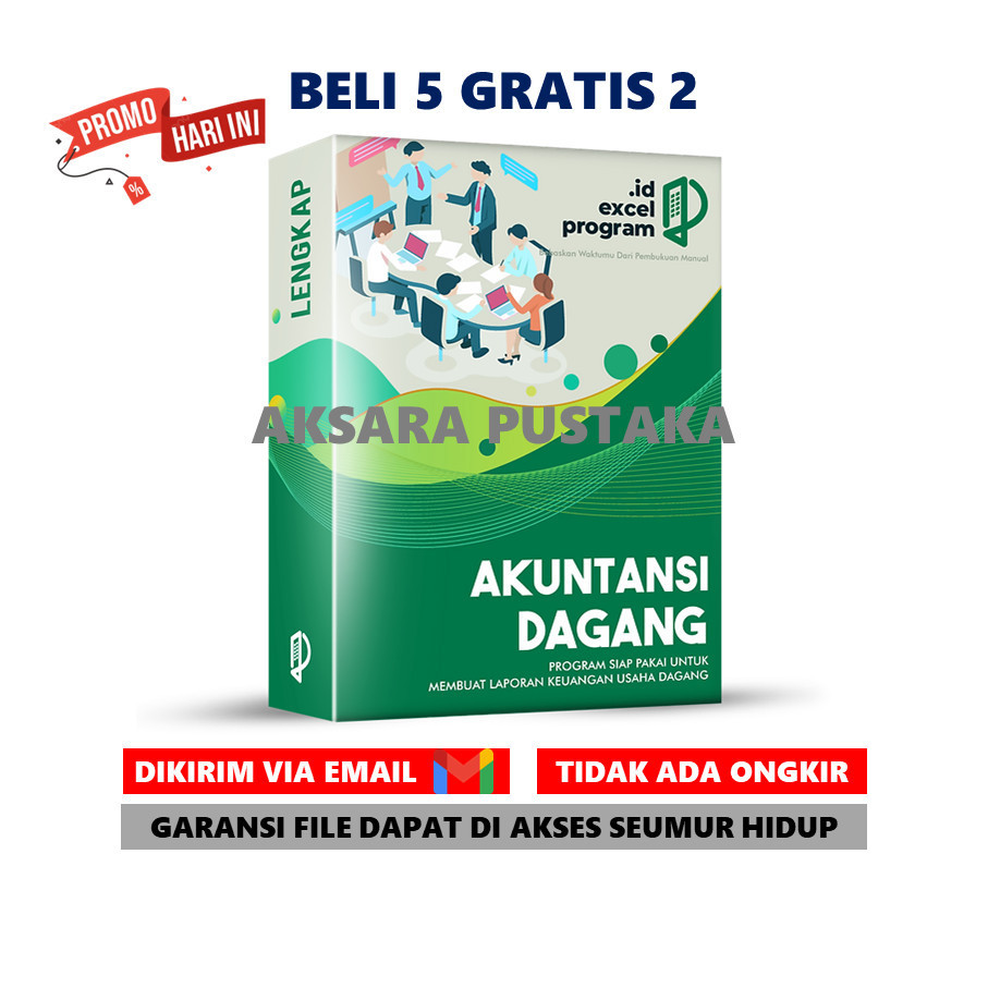 Jual F - APLIKASI AKUNTANSI EXCEL Program Siap Pakai | Shopee Indonesia