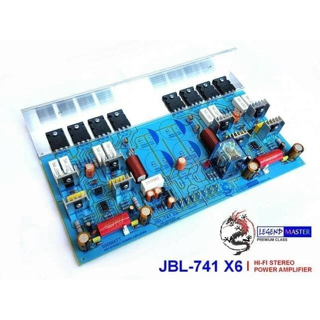Jual Kit Power JBL-741 X6 Power Amplifier Stereo 600W JBL741 X6 TR